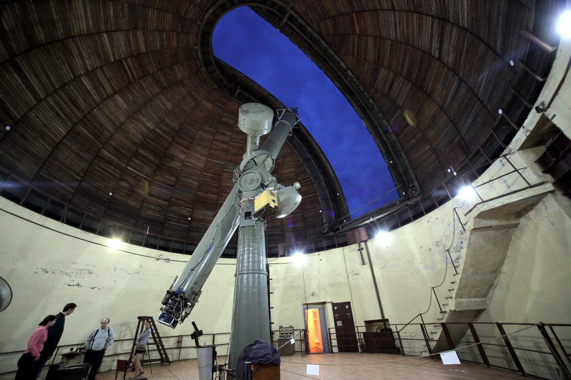 Пулковская обсерватория 26-дюймовый рефрактор телескоп астрономия