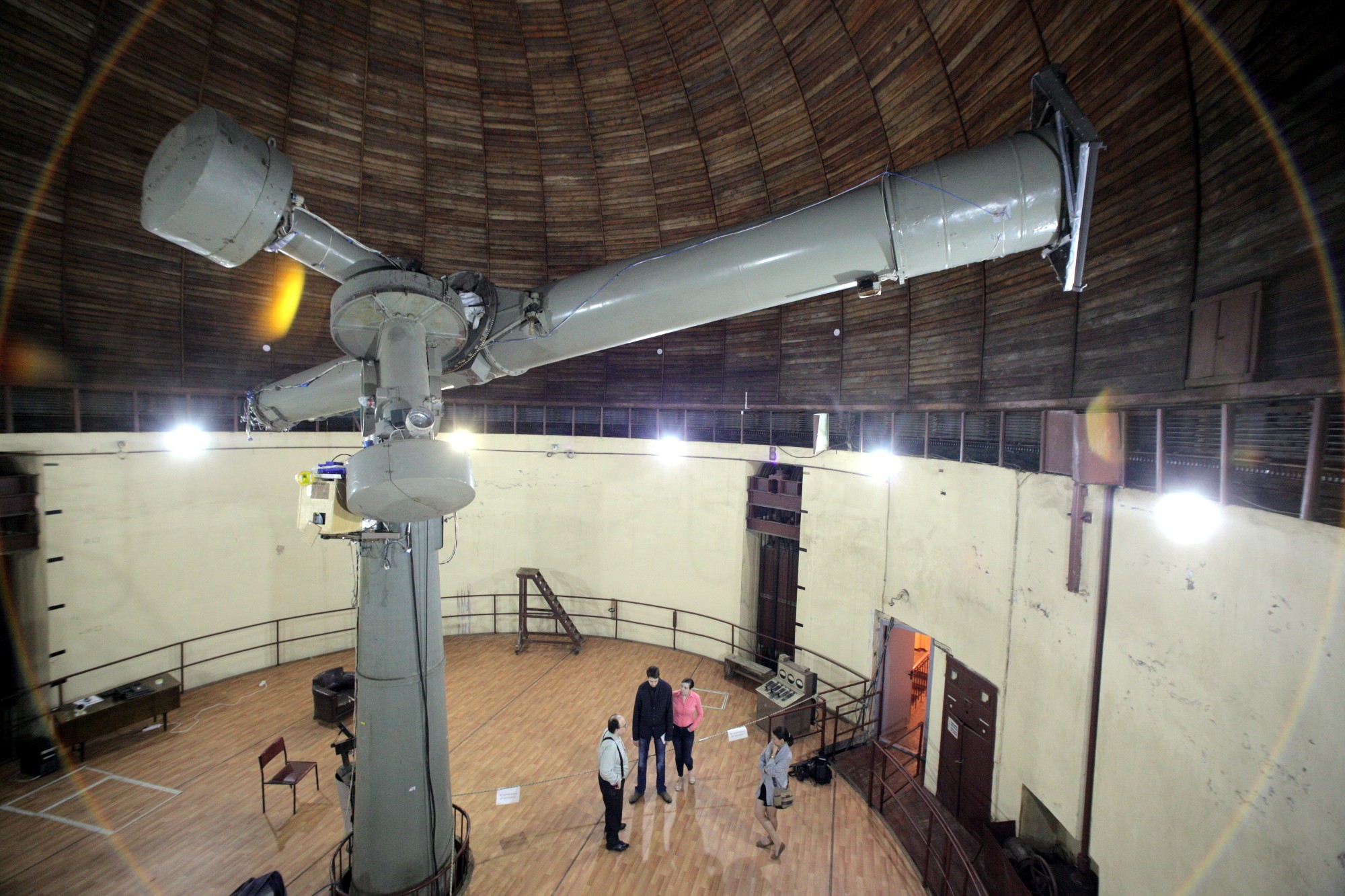 Пулковская обсерватория 26-дюймовый рефрактор телескоп астрономия