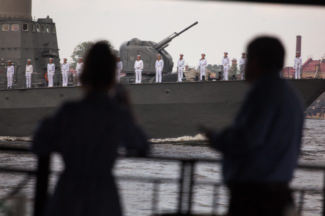 репетиция день ВМФ главный военно-морской парад военные корабли