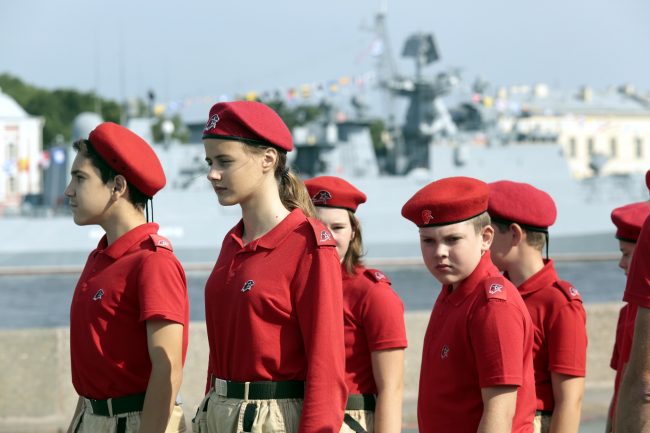 репетиция главного военно-морского парада день ВМФ курсанты