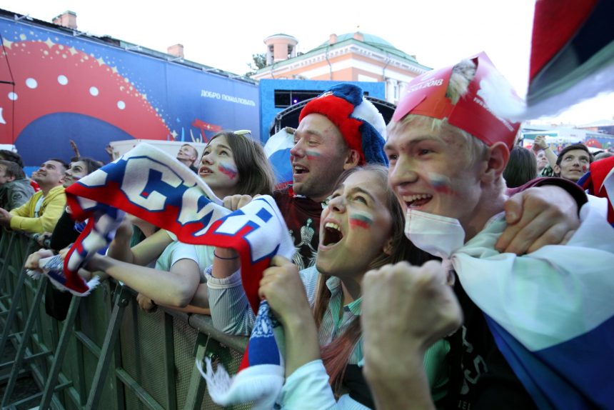 ЧМ-2018 футбол матч Россия Хорватия болельщики фанаты фанзона