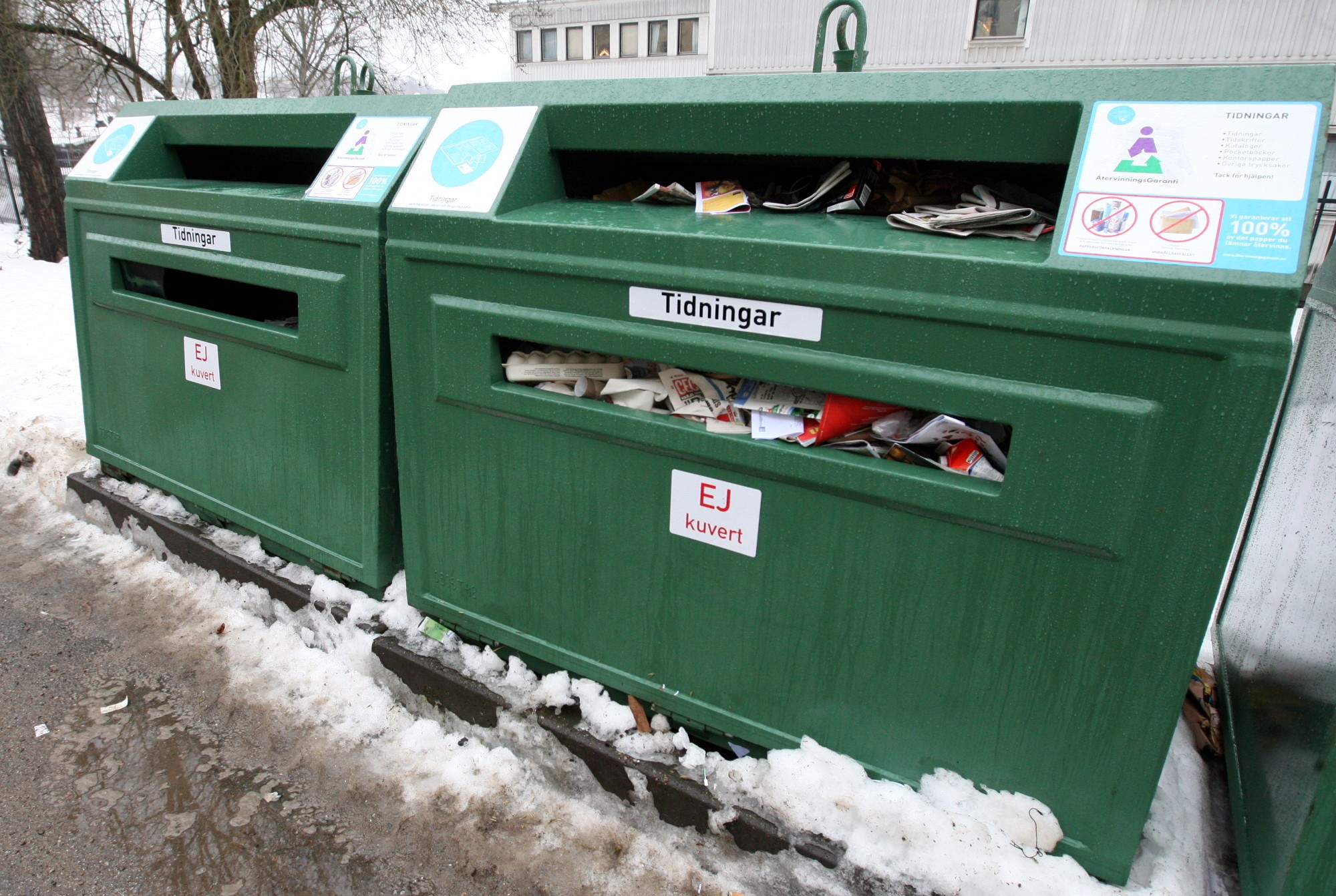 раздельный сбор мусор отходы вторсырьё Стокгольм Швеция