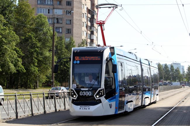 трамвай Метелица В85300М Штадлер Минск