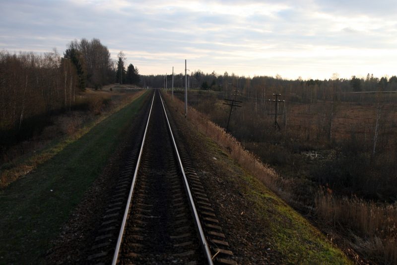 железная дорога Петербург - Псков