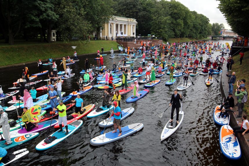 фестиваль Фонтанка SUP SUP-серфинг