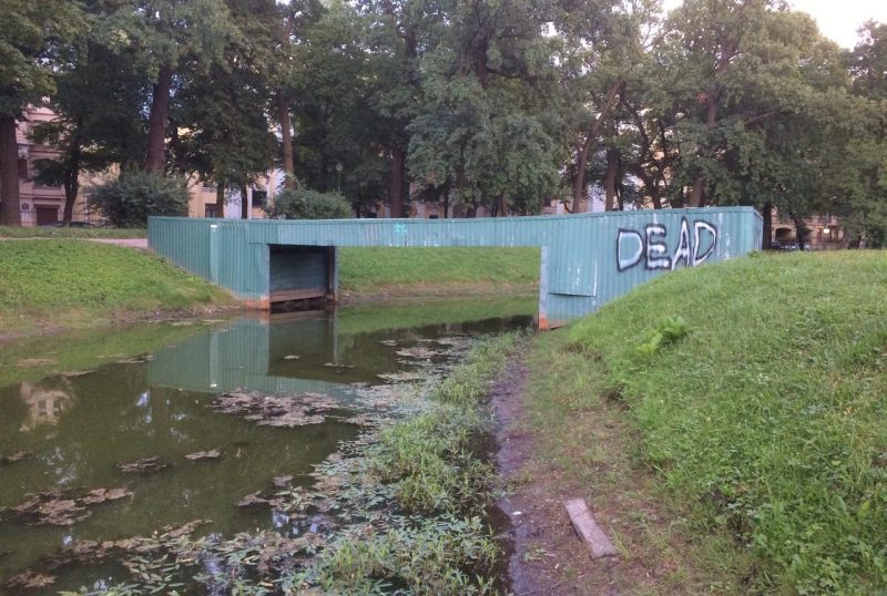 таврический сад водоём загрязнение вода река озеро