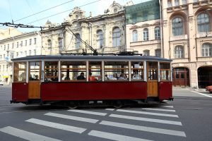 Туристический трамвай возвращается на обычную трассу