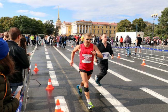 лёгкая атлетика спорт бег пробег Пушкин - Петербург