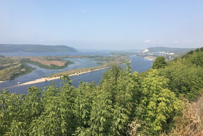 самара волга река пейзаж