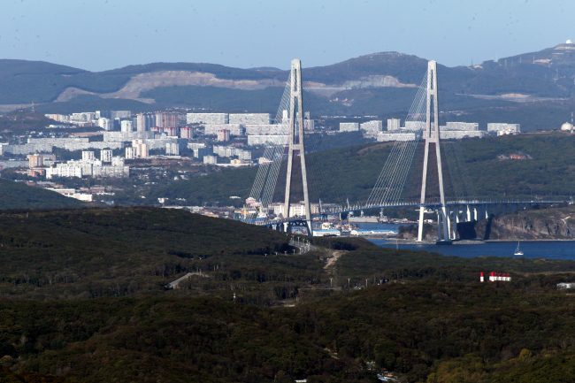 Владивосток Босфор восточный Русский мост