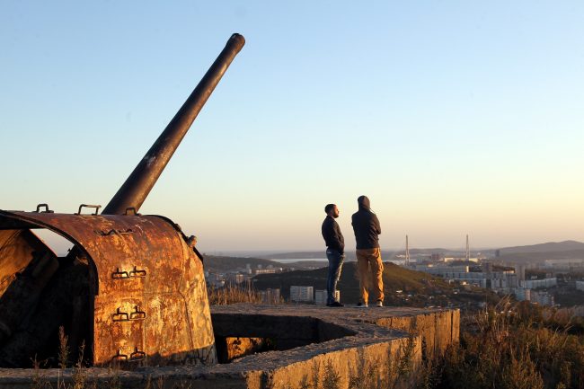 Владивостокская крепость гора Холодильник орудия артиллерия пушки