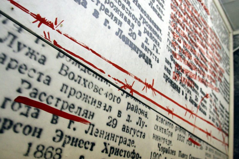 политические репрессии списки расстрелянных музей города Волховстрой