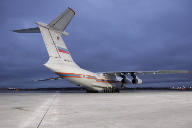авиация МЧС самолёт Ил-76