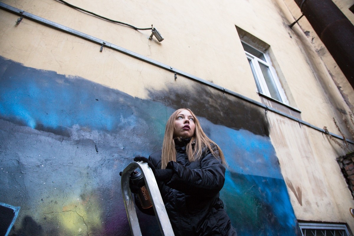 движение явь Анастасия Владычкина граффити уличный художник