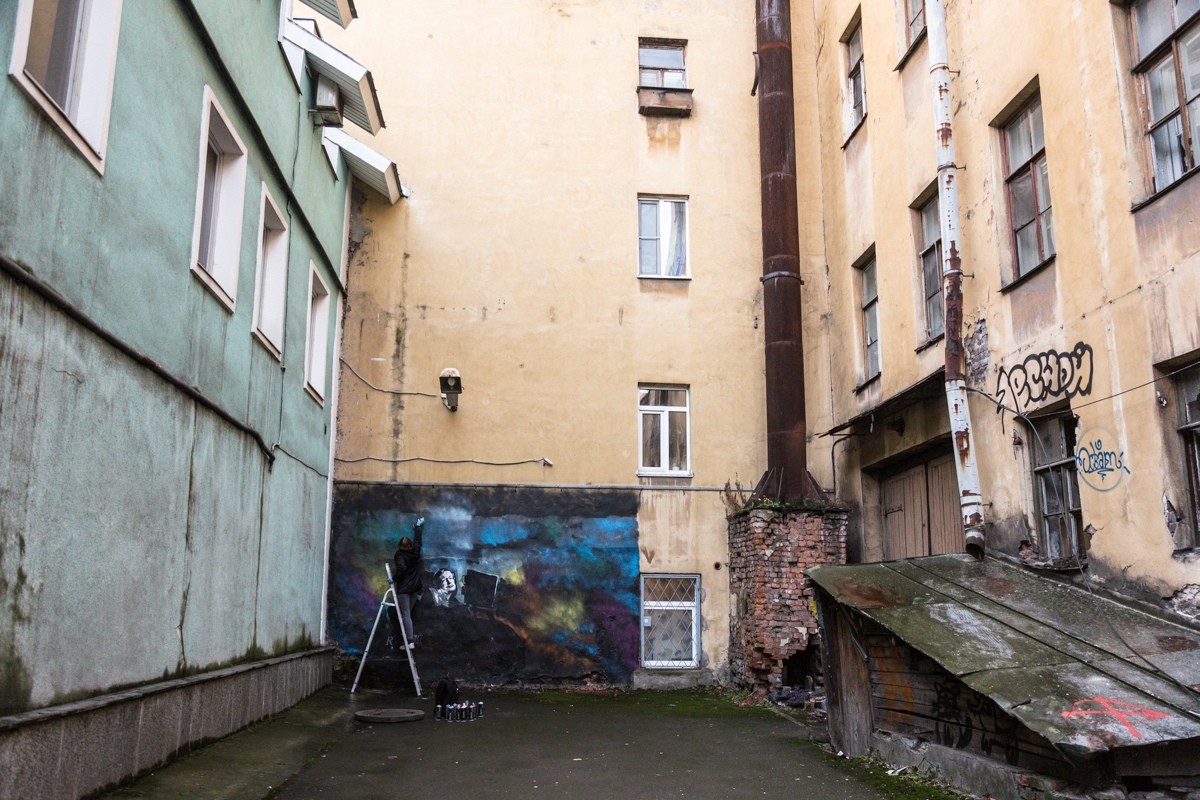 движение явь Анастасия Владычкина граффити уличный художник