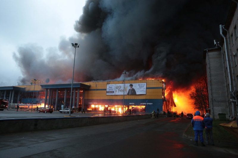 лента, пожар, пожарные, мчс