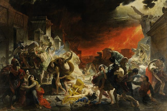 Последний день Помпеи, картина, шедевр, Русский музей