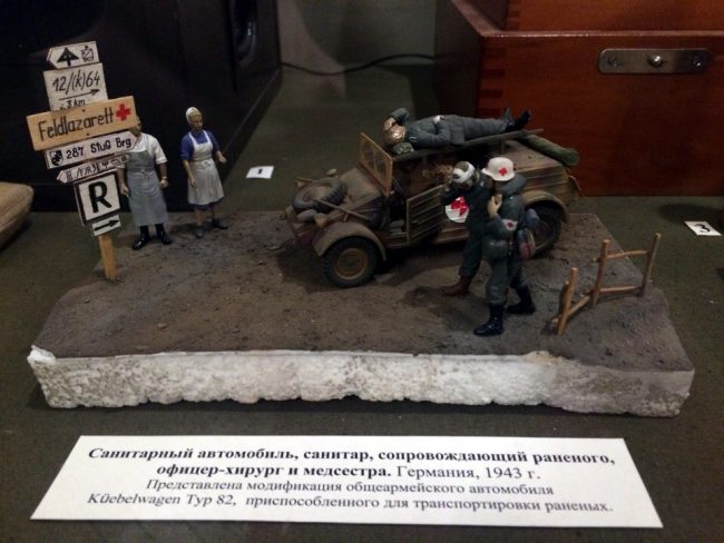 военно-медицинский музей диорама война солдаты