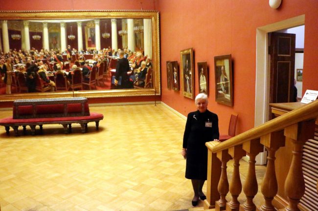 Русский музей смотрители картина Ильи Репина Заседание государственного совета