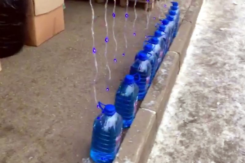 контрафактный стеклоомыватель с метанолом