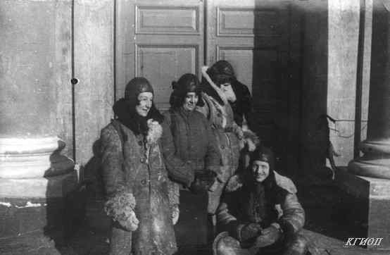 архивное фото блокадного Ленинграда