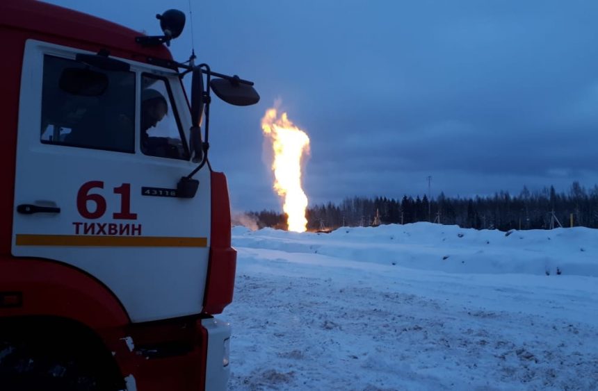 взрыв газопровода Тихвинский район
