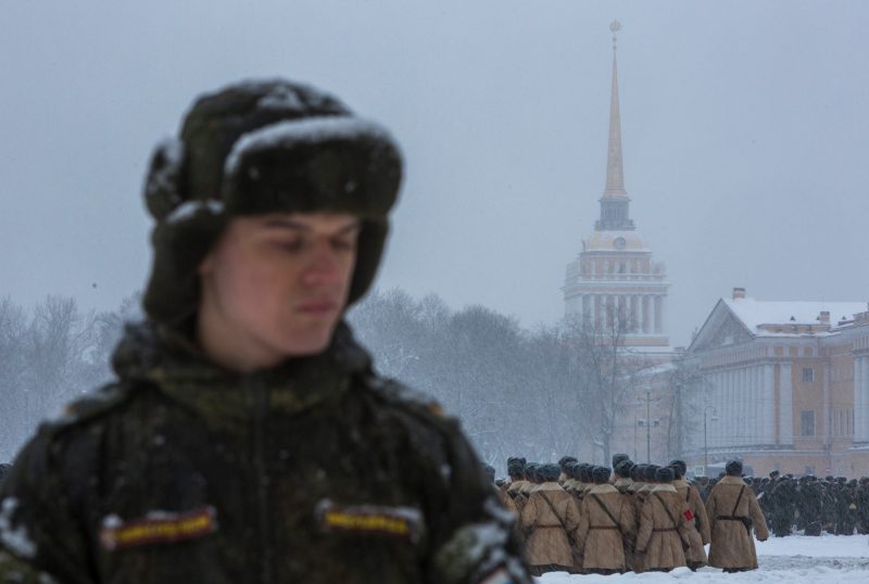 репетиция парада ко дню снятия блокады 27 января солдаты армия