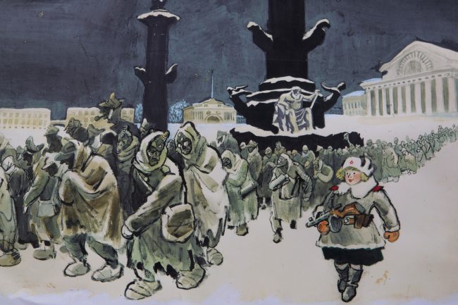 Улица жизни день освобождения Ленинграда от блокады картина репродукция