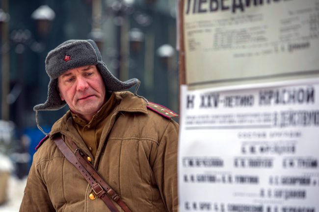Улица жизни день освобождения Ленинграда от блокады реконструктор