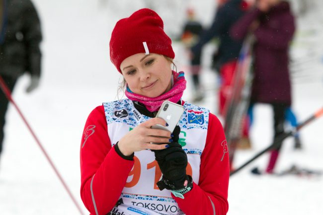 лыжный спорт токсовский марафон красивая девушка спортсменка