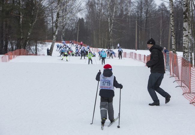 лыжня россии лыжники лыжи