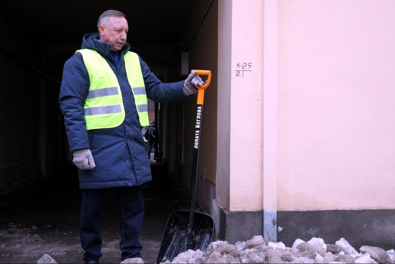 зимняя уборка снега беглов