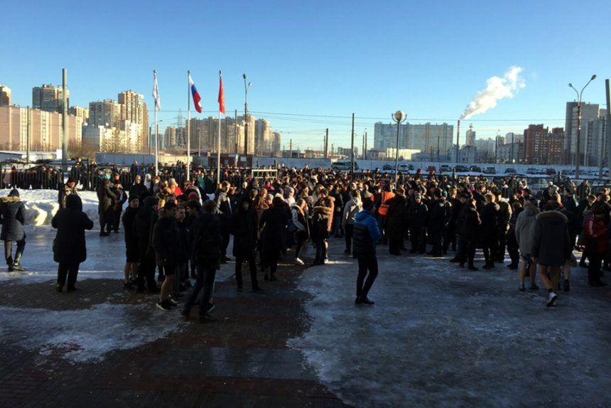 эвакуация Политехнического колледжа городского хозяйства