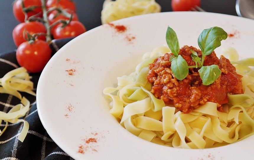 фарш, лапша, макароны, паста