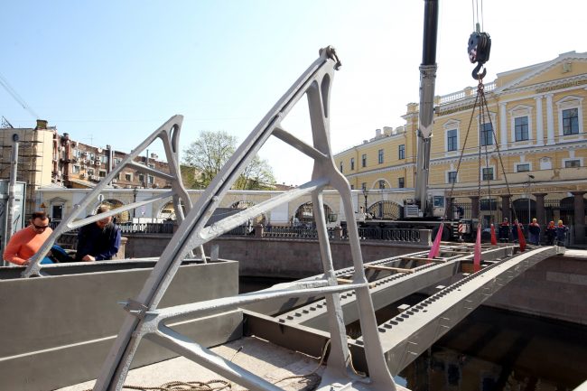 Банковский мост реконструкция реставрация