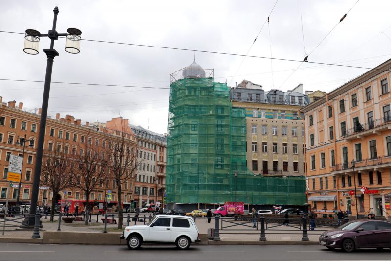 ремонт фасадов Сенная площадь Московский проспект 1/2