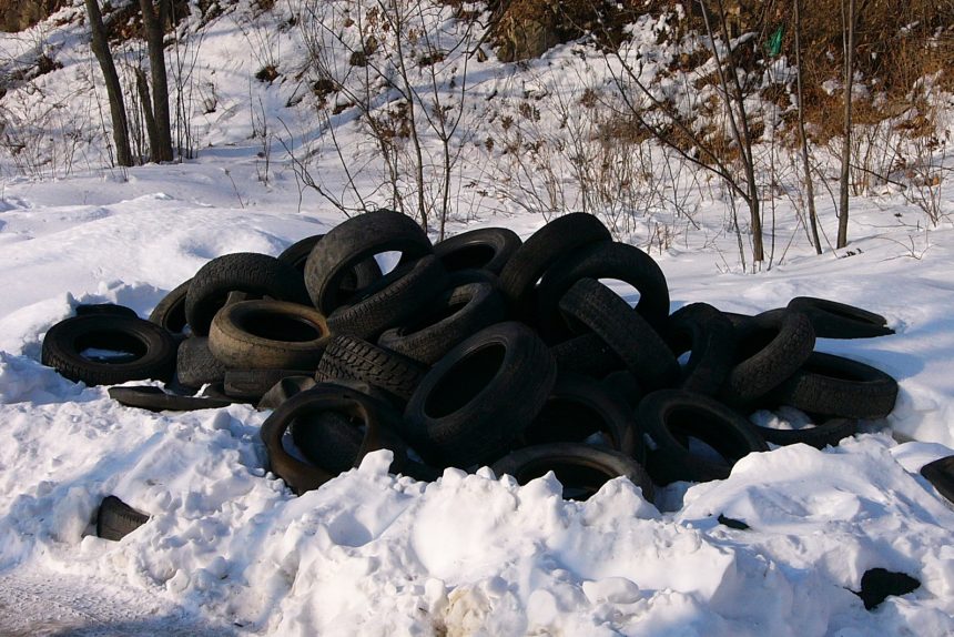 автомобильные шины покрышки свалка
