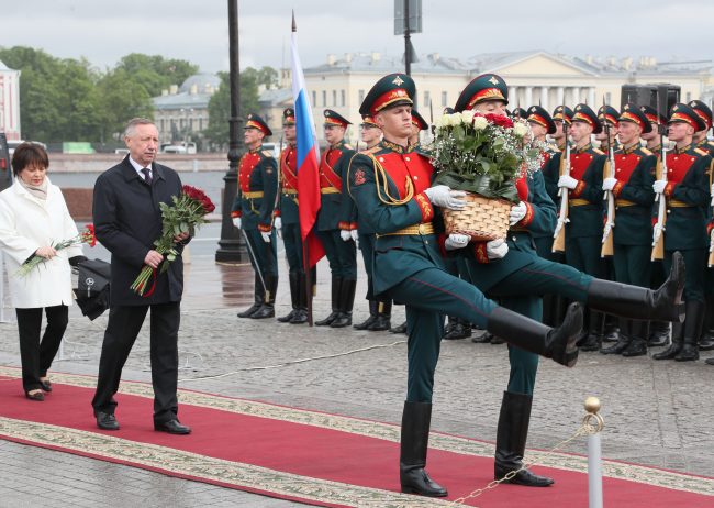 беглов цветы