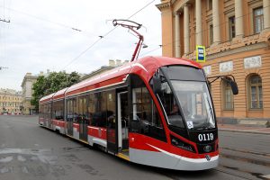 общественный транспорт фестиваль SpbTransportFest трамвай Витязь-М