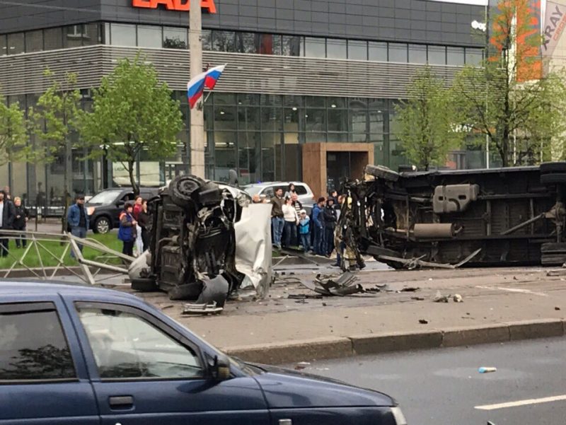 ДТП авария Бухарестская улица