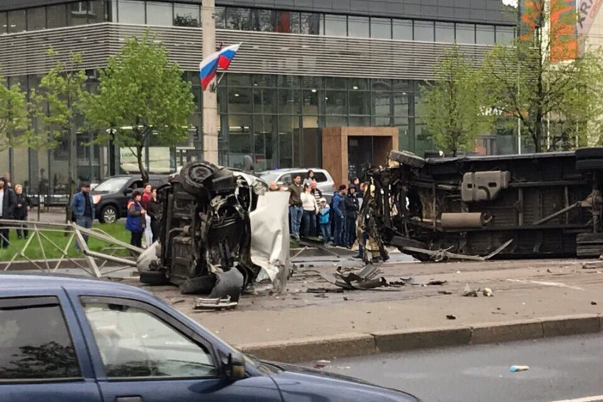 ДТП авария Бухарестская улица