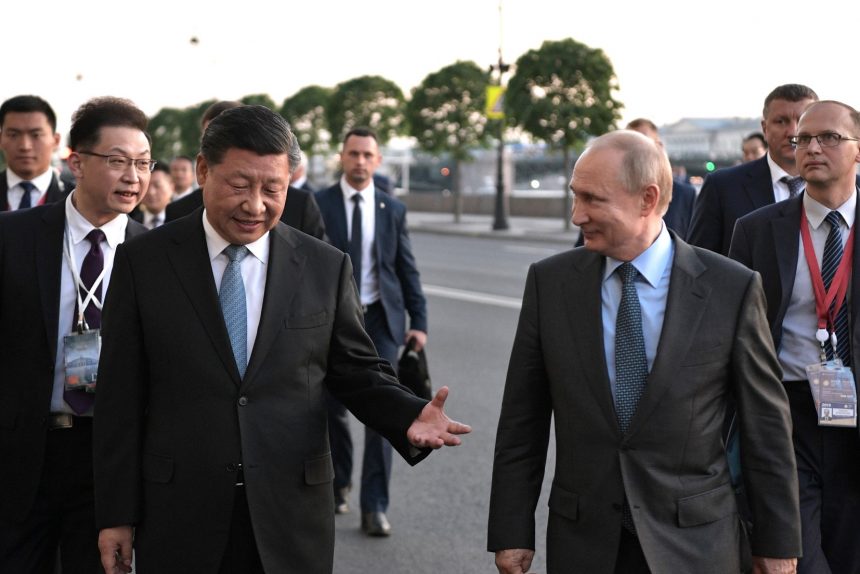 Путин Си Цзиньпин КНР Китай