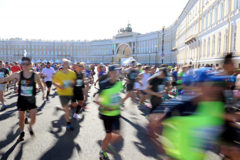 марафон Белые ночи бег спорт лёгкая атлетика