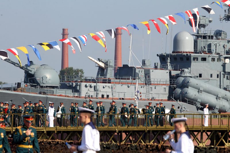 день ВМФ главный военно-морской парад корабли