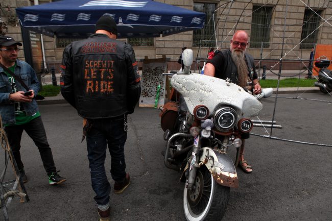байкеры мотоциклисты фестиваль Harley Days