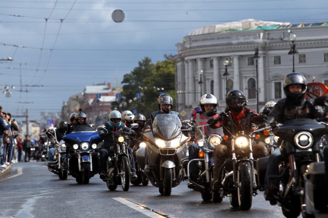 байкеры мотоциклисты фестиваль Harley Days Невский проспект