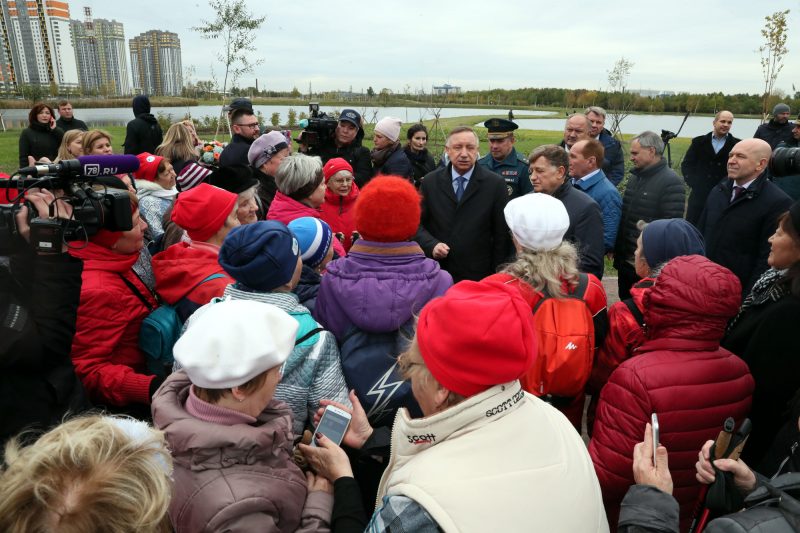 парк Героев-пожарных Александр Беглов Вячеслав Макаров