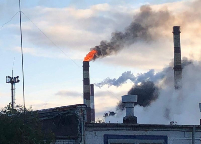пожар завод