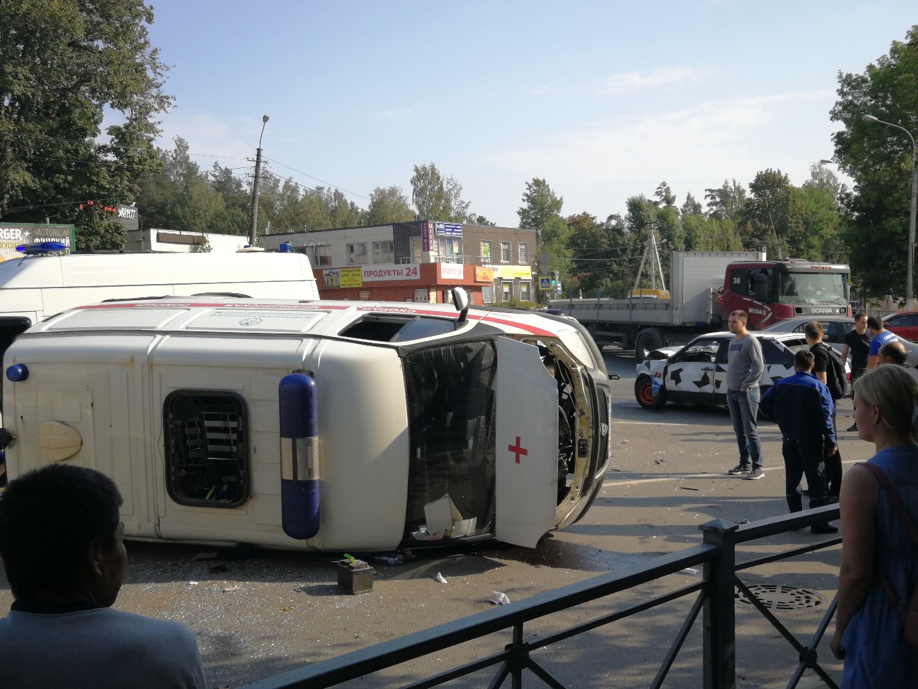 Дтп со скорой помощью сегодня