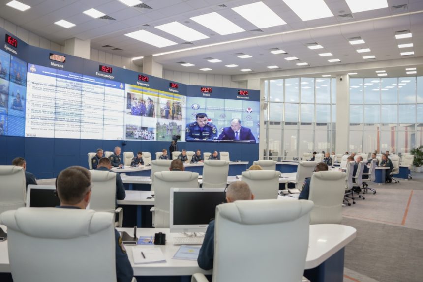 штабная тренировка МЧС учения